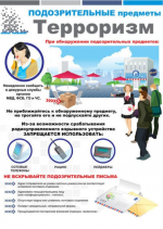 ПАМЯТКА при обнаружении подозрительного предмета.